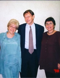 With Jim Cummins and Alma Flor